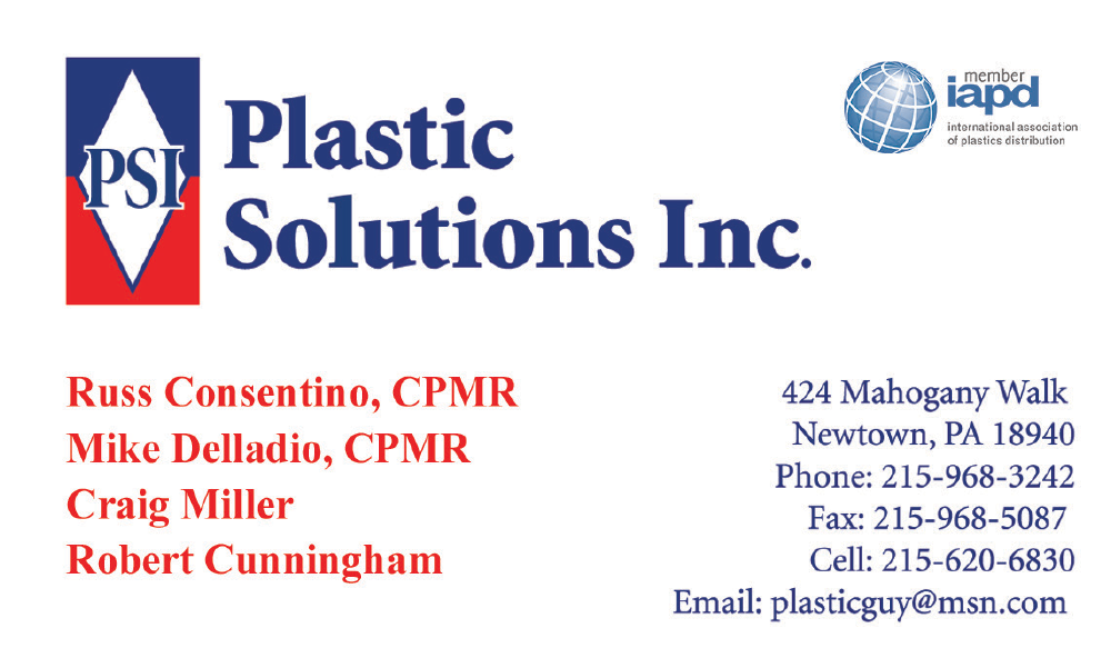 Plastic Solutions Inc. Business Card