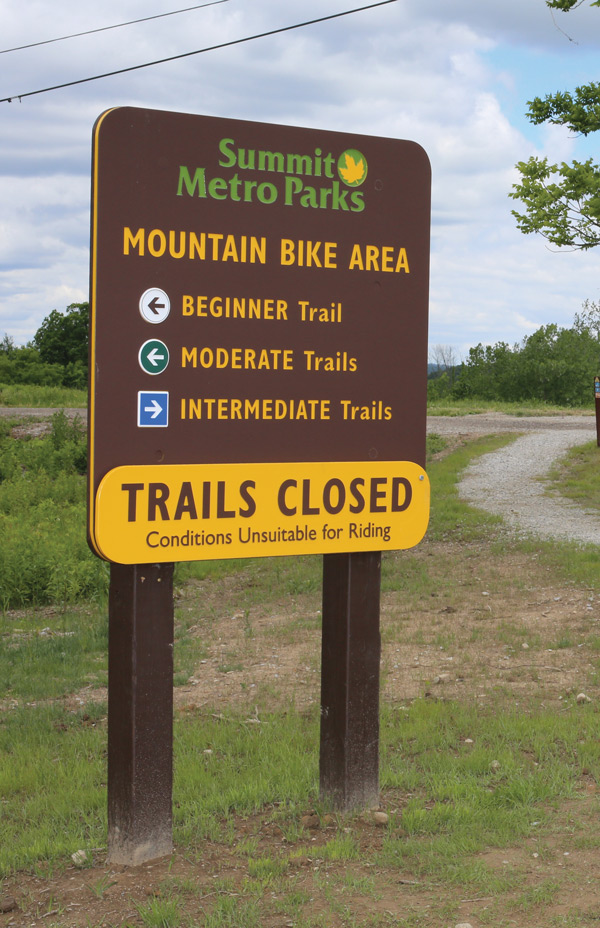 Summit Metro Parks Sign