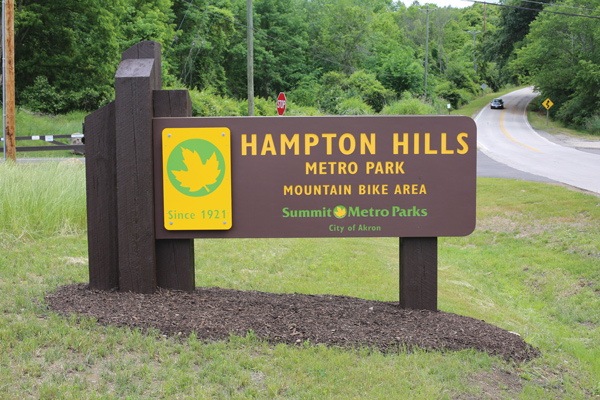 Hampton Hills Metro Park Sign