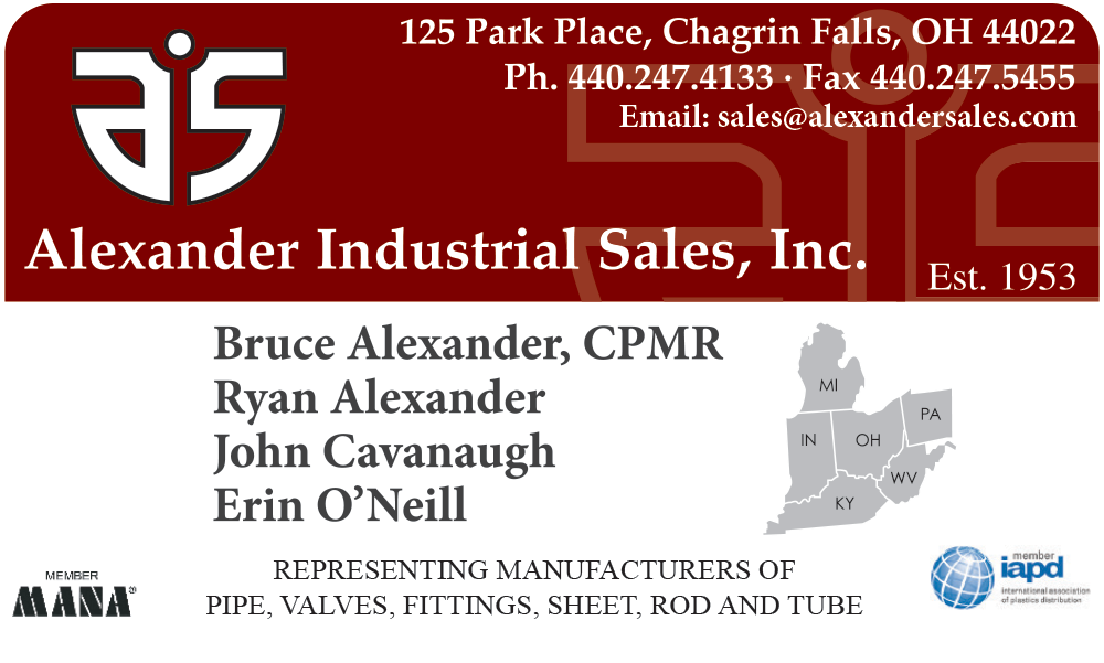 Alexander Industrial Sales, Inc. Business Card