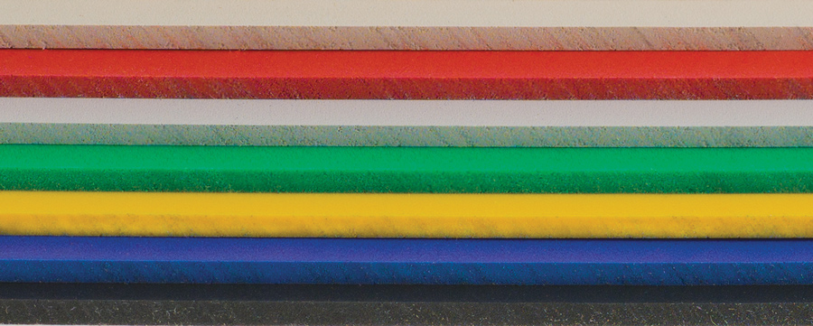 Vycom Celtec® graphic arts foamed PVC sheets contain a range of colorants