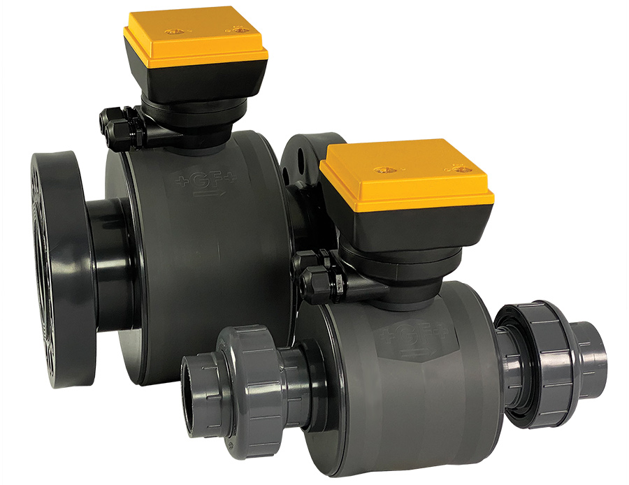 GF Piping Systems redesigns FlowtraMag® Meter close-up