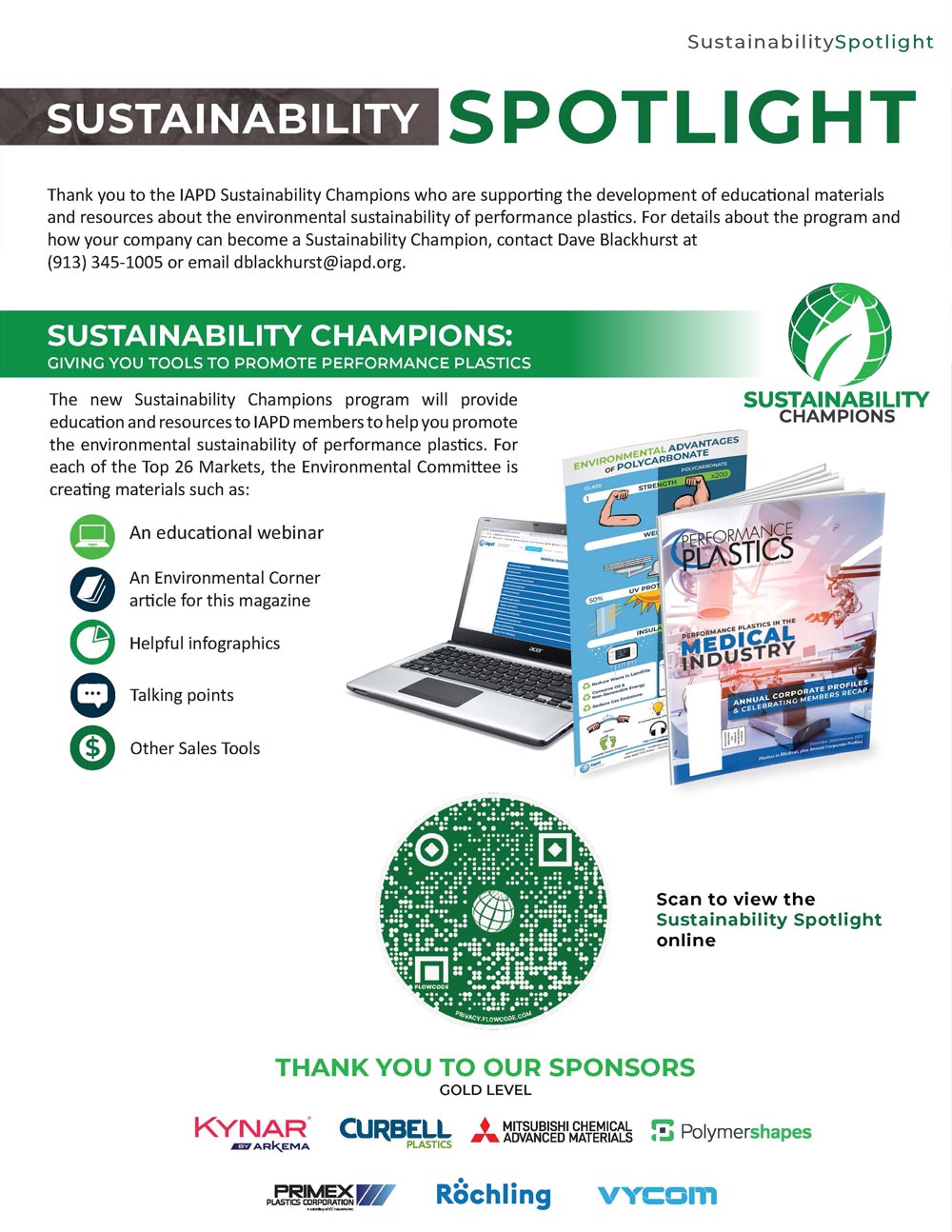 Sustainability Spotlight Advertisement