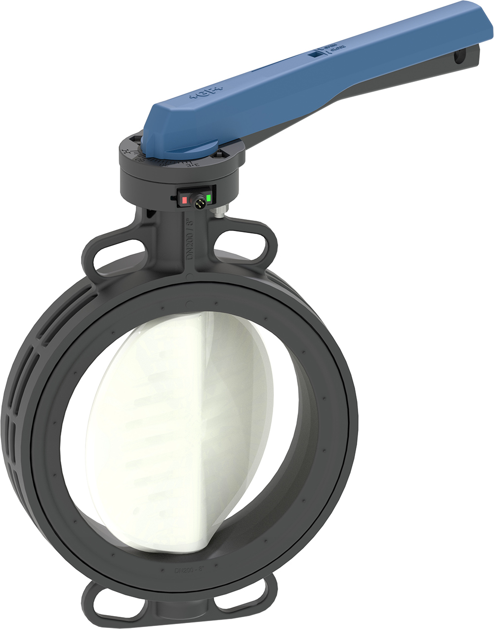 Thermoplastic butterfly valve from GF Piping Systems