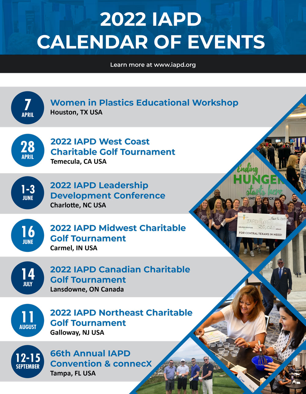 2022 IAPD Calendar of Events