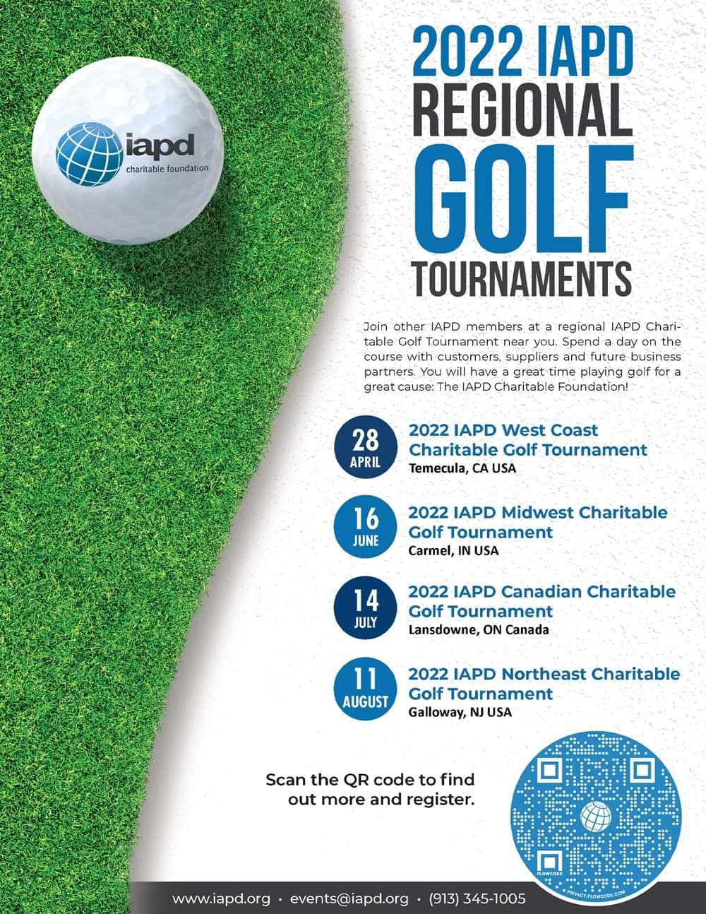 2022 IAPD Regional Golf Tournaments Advertisement