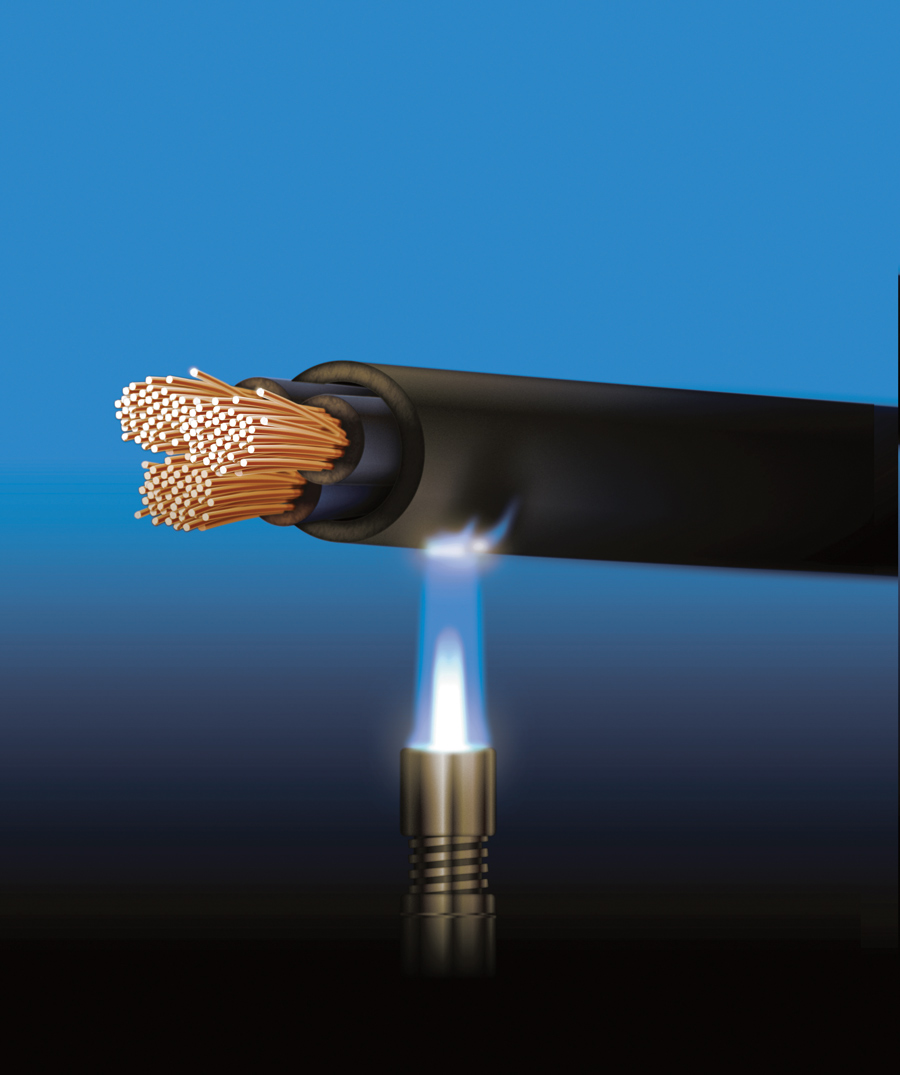 non-halogenated flame retardant cables