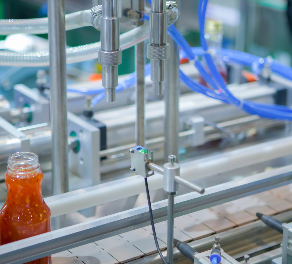 Performance plastics are used in many ways for food and beverage processing