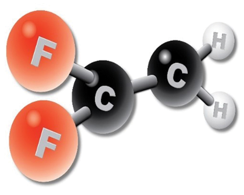 illustrated vinylidene fluoride