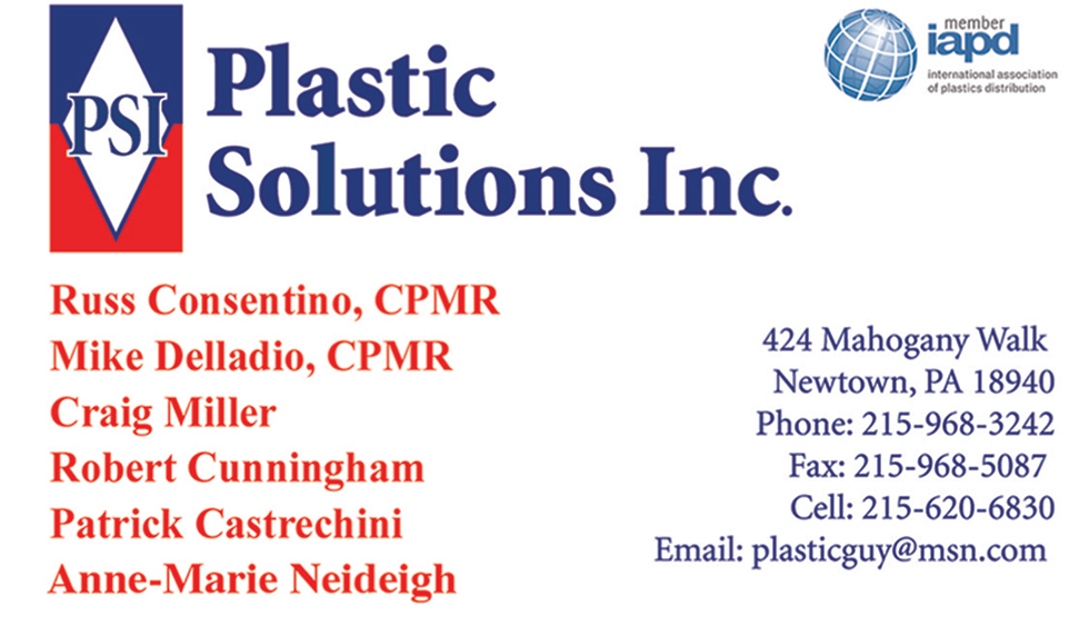 Plastic Solutions business card