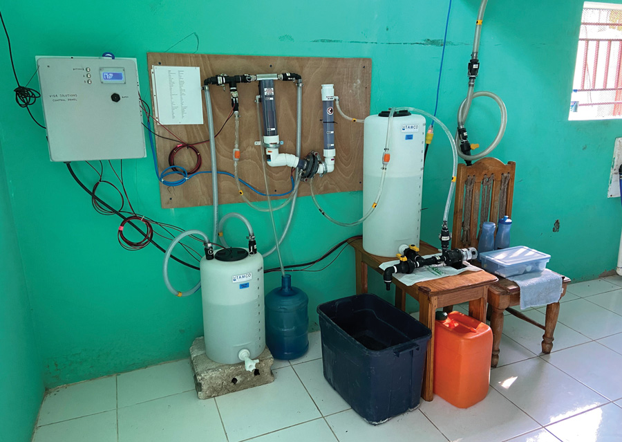 New Life International’s water purification system in Haiti