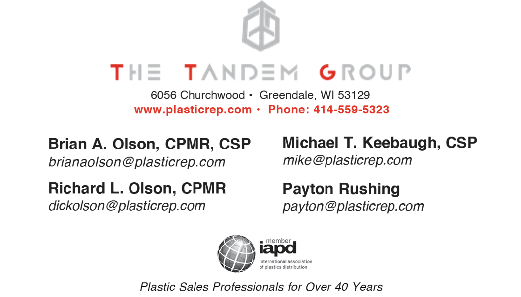 The Tandem Group business card