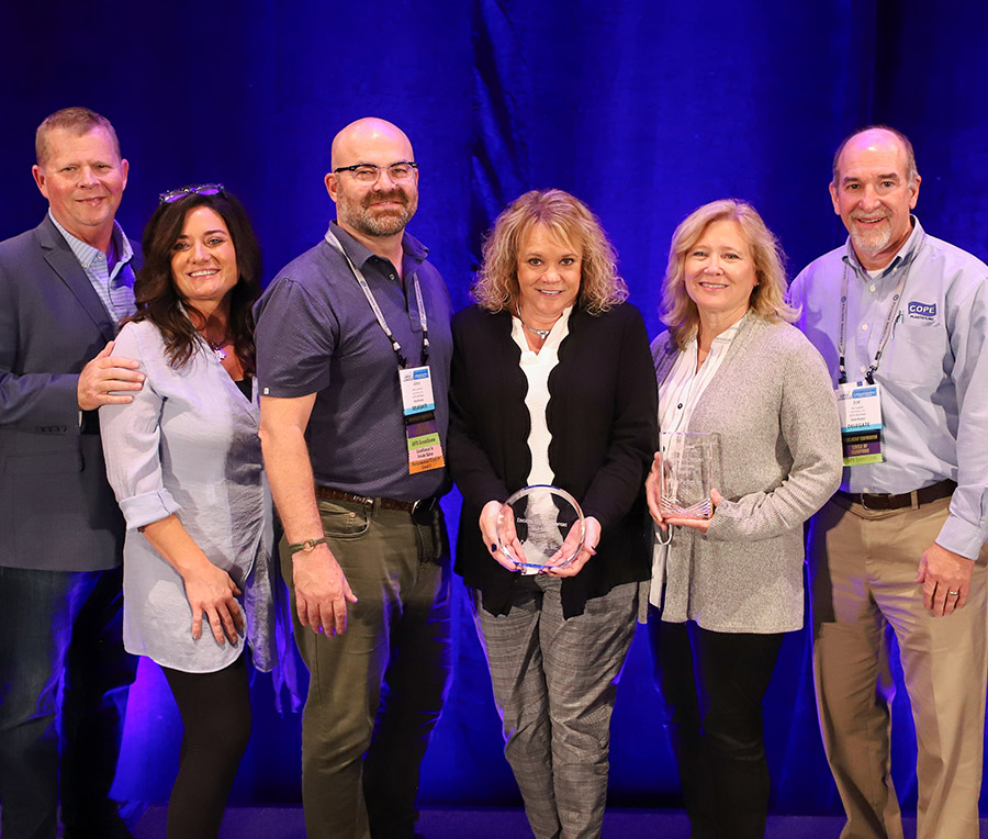 recipients John Lee, Erin Eddy, Alex Cannon, Jane Saale, Roxanne Wittman, Joe Laaker