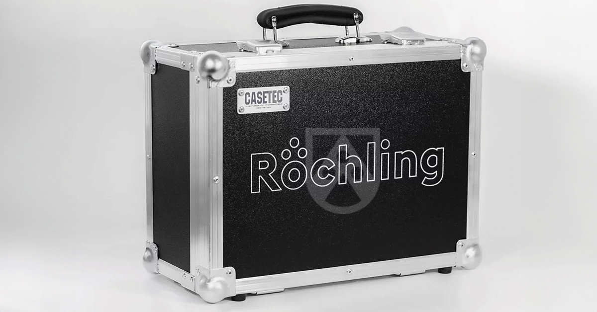 Foamlite® Bicolor case with Rochling text