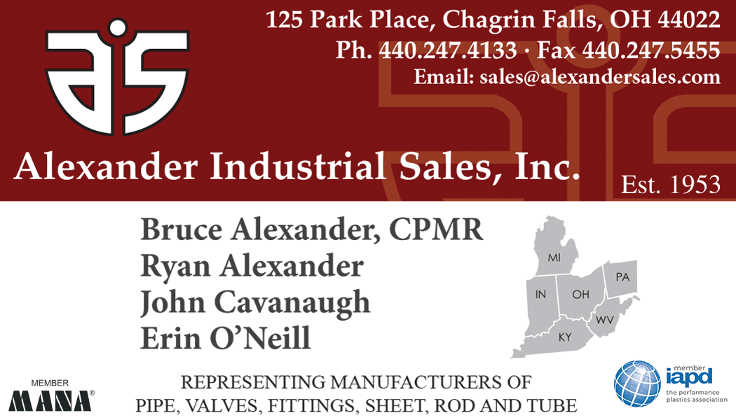 Alexander Industrial Sales, Inc. business card