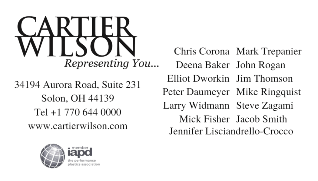 Cartier Wilson business card
