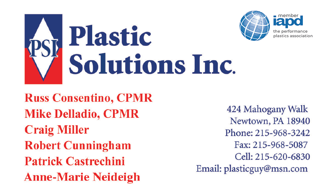 Plastic Solutions Inc. business card