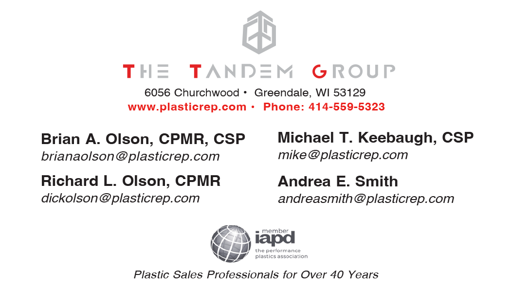The Tandem Group business card