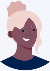 digital illustration of a headshot of someone from gen x