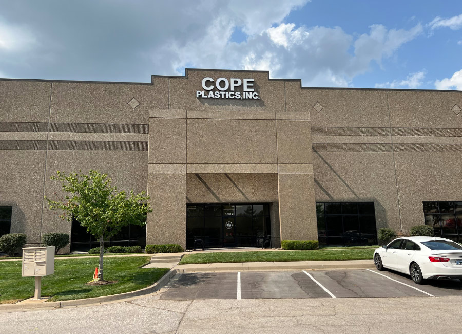 outdoor front view of Cope Plastics, Inc.