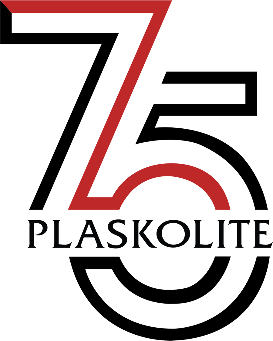 Plaskolite 75th anniversary graphic
