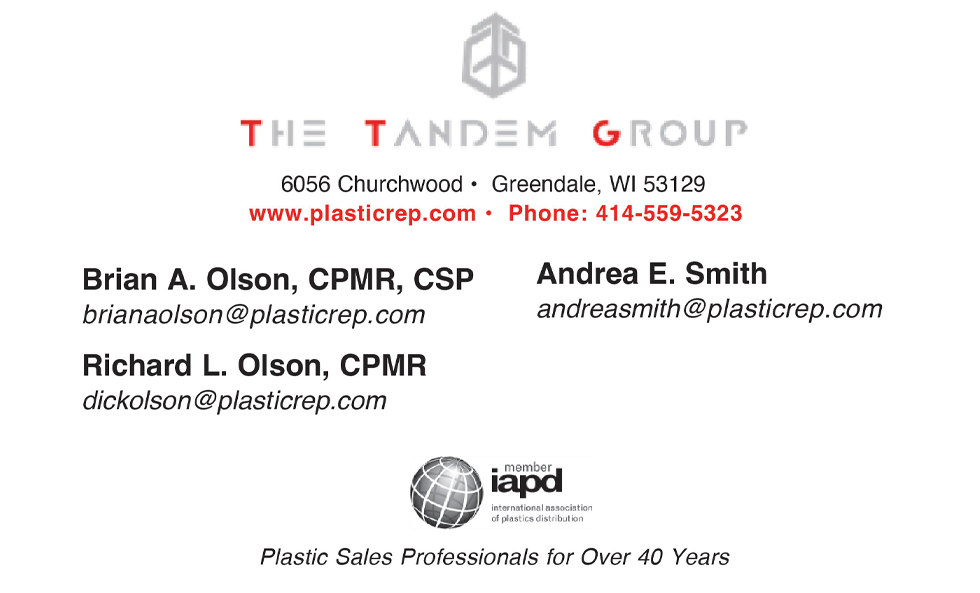The Tandem Group business card