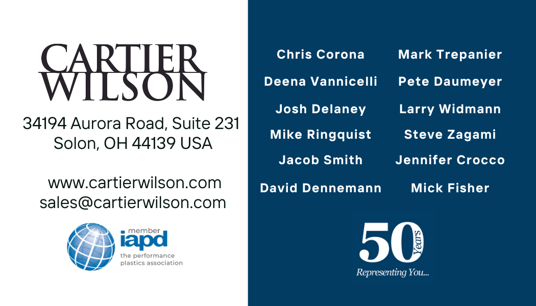 Cartier Wilson business card