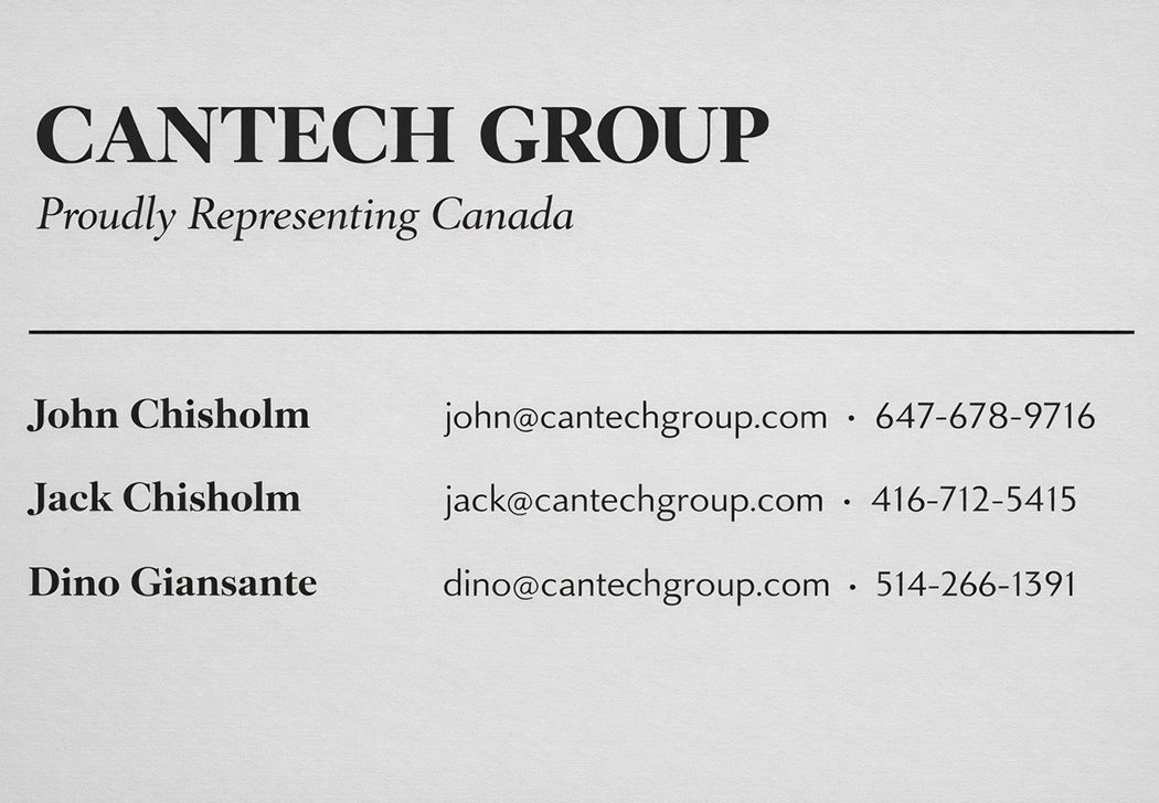 Cantech Group business card