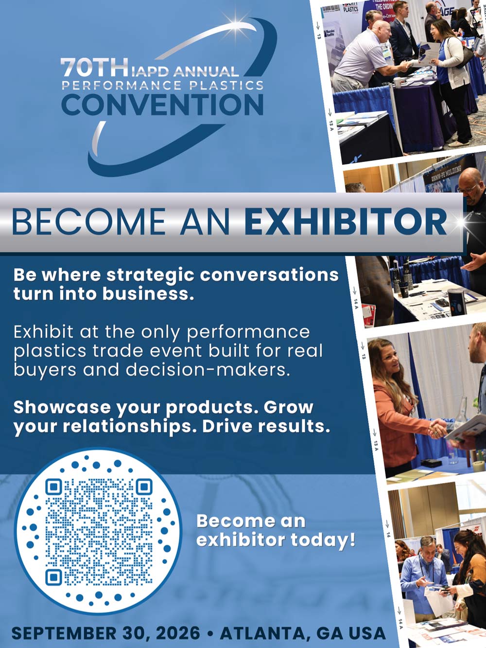 70th IAPD Annual Performance Plastics Convention Advertisement