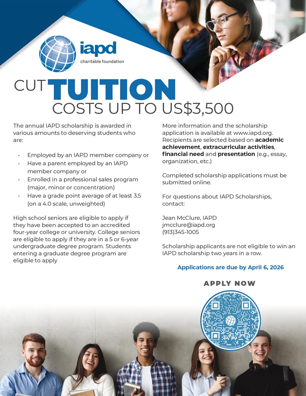 IAPD Charitable Foundation Advertisement