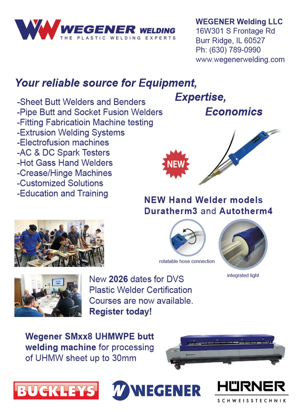 Wegener Welding, LLC Advertisement
