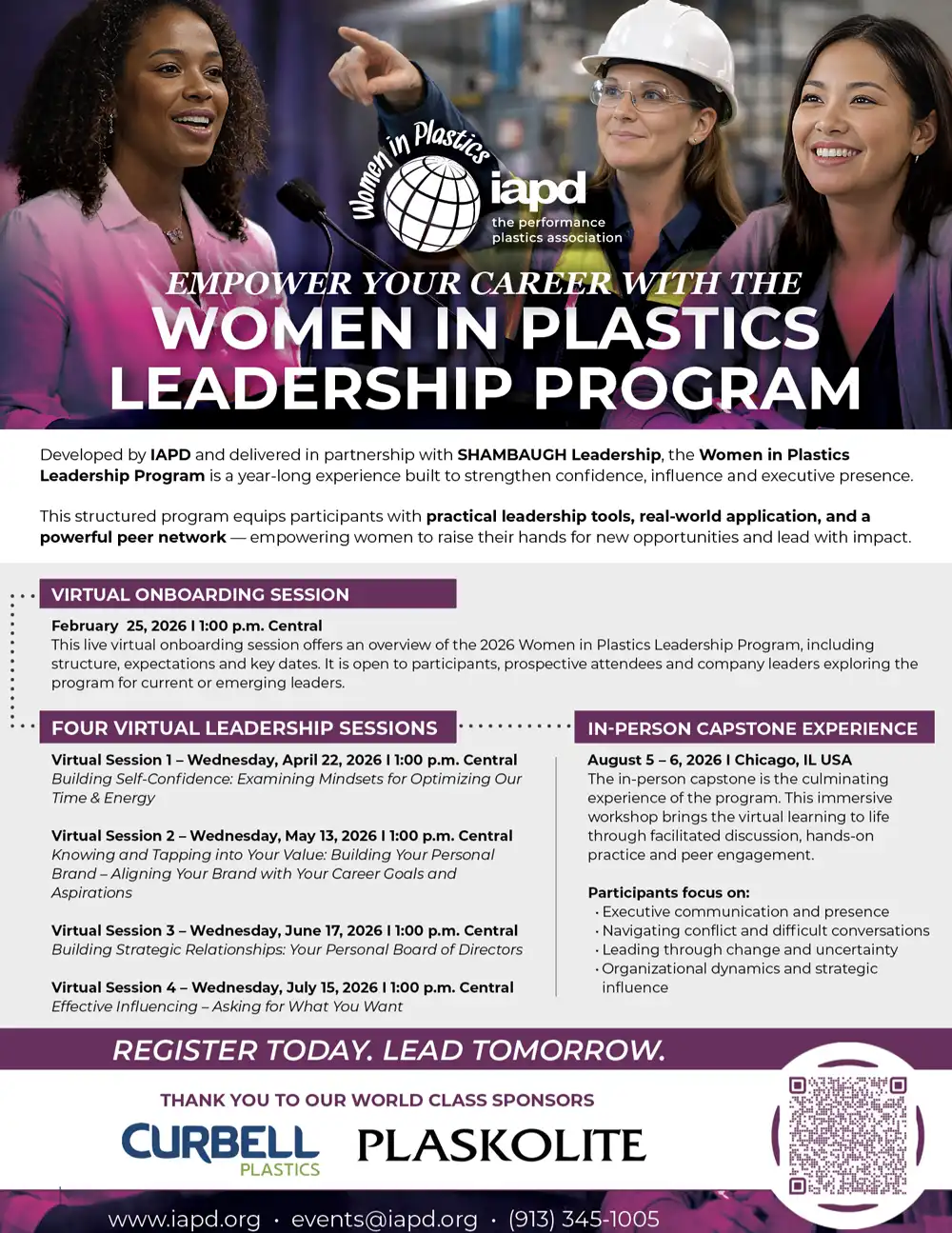 IAPD Women in Plastics Advertisement