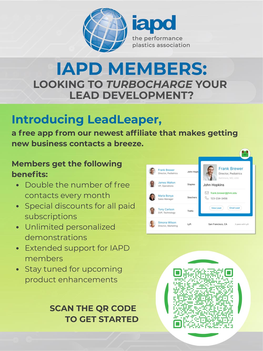 IAPD LeadLeaper Advertisement