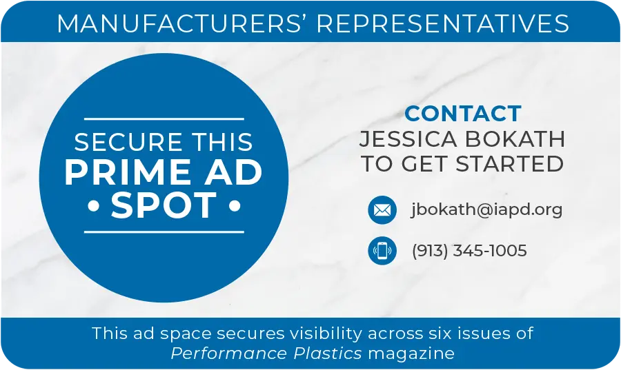 Performance Plastics Ad space business card