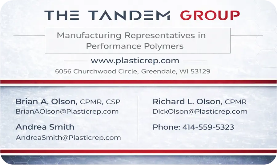 The Tandem Group business card