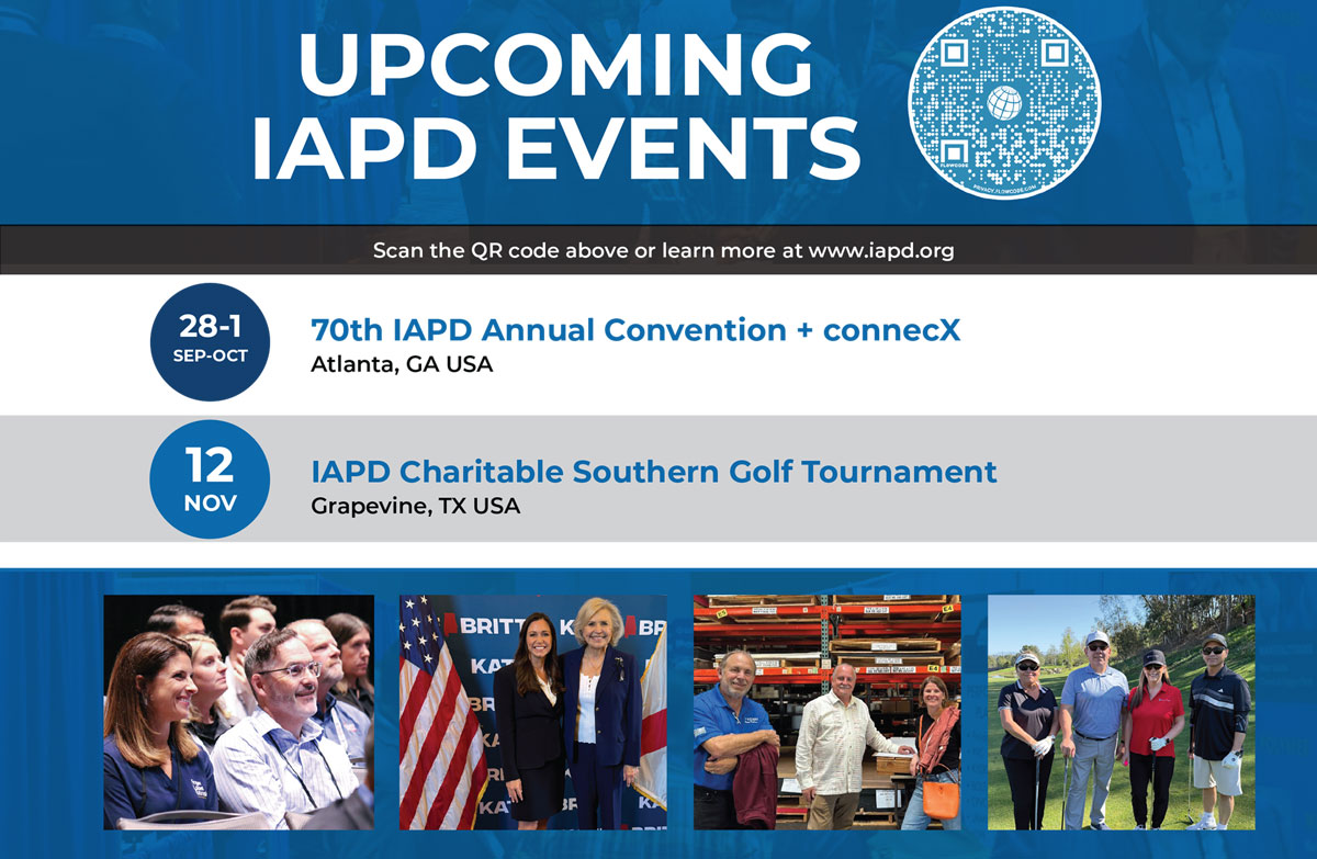 IAPD Upcoming Events Advertisement